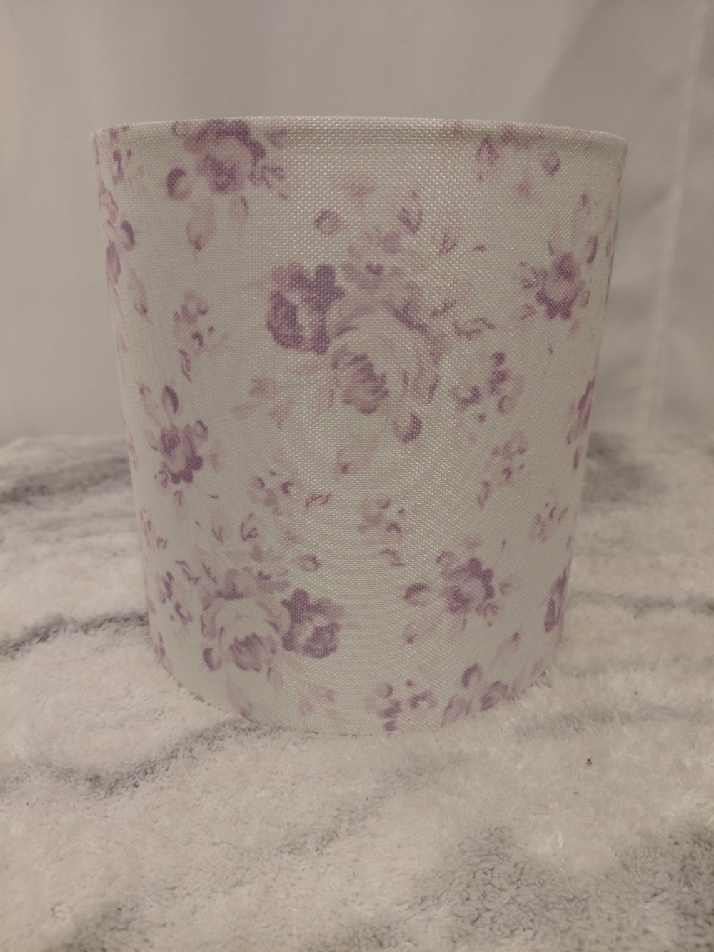 Floral Lavender Fabric Small Lampshade